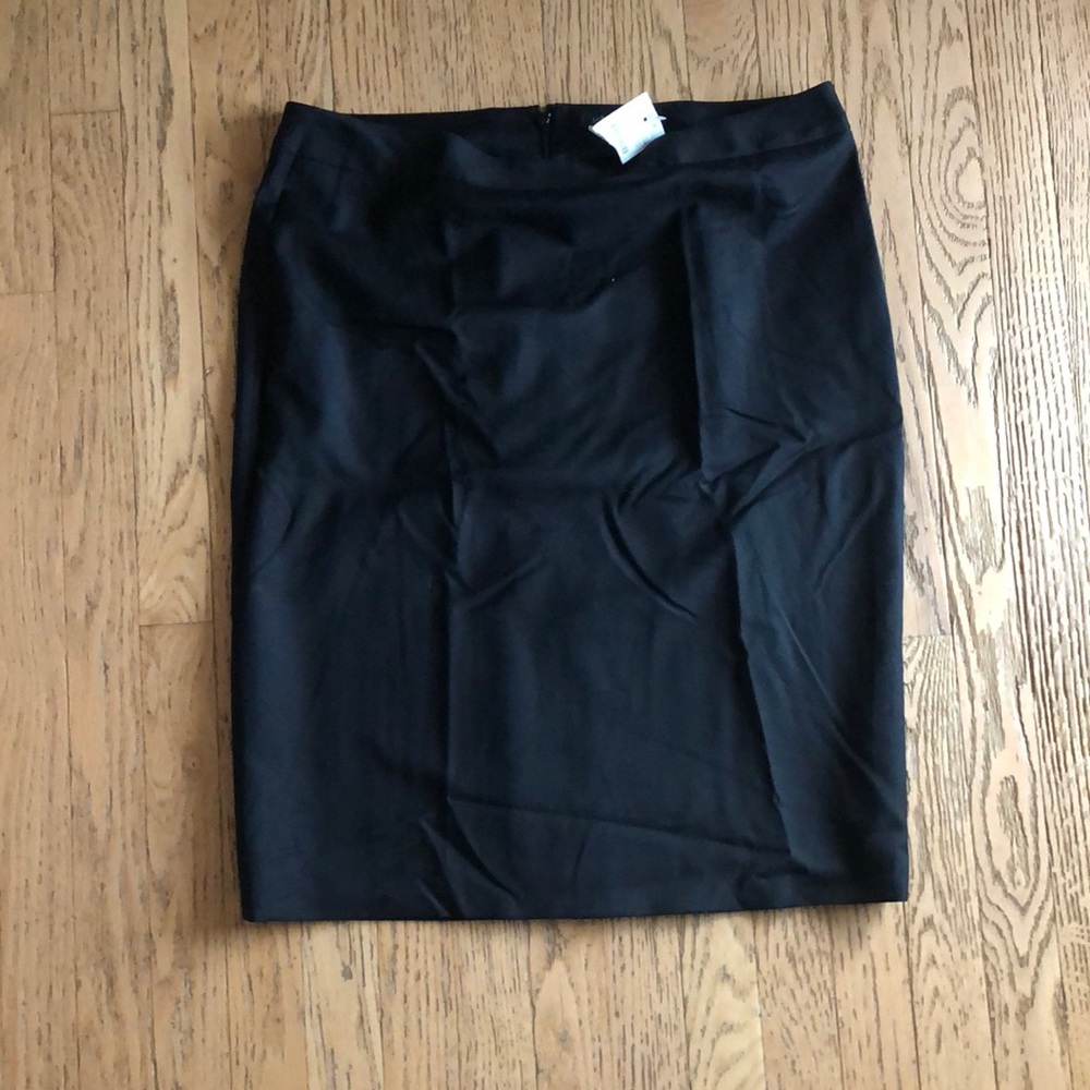 JCrew Pencil Skirt Black NWT 14
